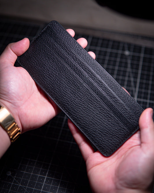 Slim Long Wallet (Black)